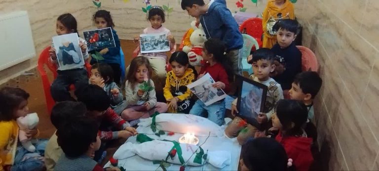 شام غریبان کودکان غزه در دالاهو برگزار شد