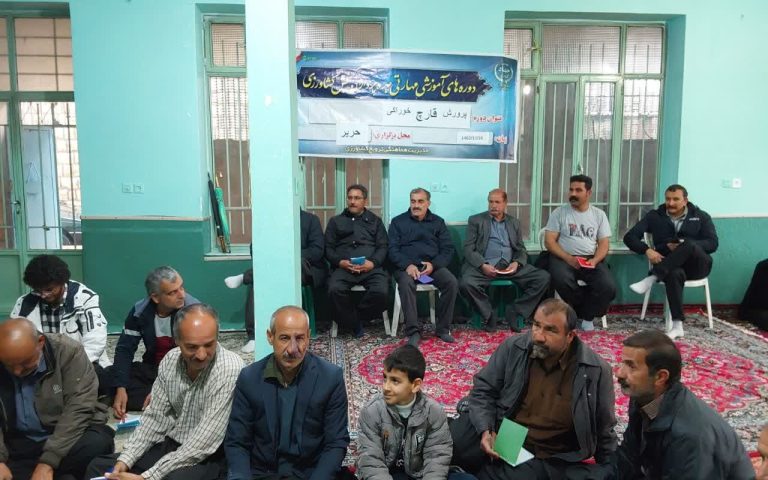 برگزاری دوره آموزشی پرورش قارچ خوراکی در روستای حریر