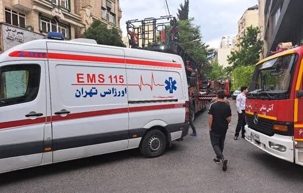 آتش سوزی در تجریش ۶ نفر را مصدوم کرد