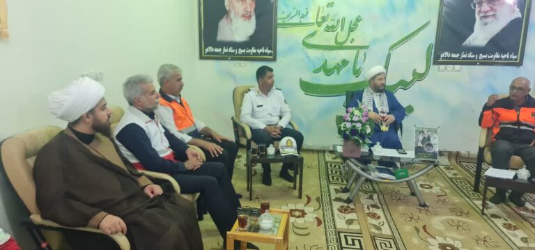 دیدار مسئولان اداره راهداری و حملونقل جادهای با امام جمعه دالاهو